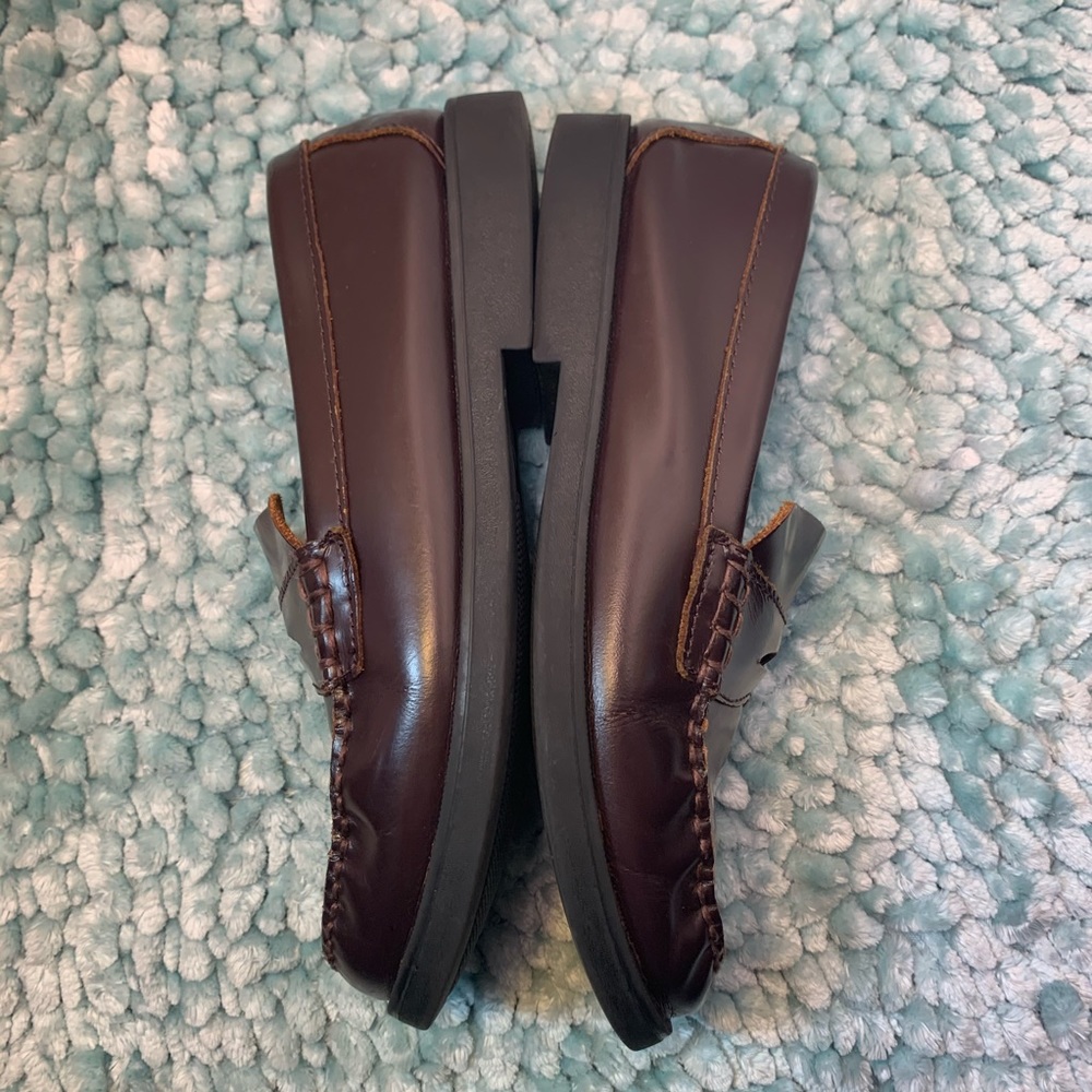 Sperry  Top Sider Colton Burgundy Penny Loafer Private School Uniform Preppy - Picture 6 of 15